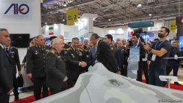 Azerbaijani defense minister, chief of Turkish Armed Forces' General Staff visit ADEX exhibition (PHOTO)