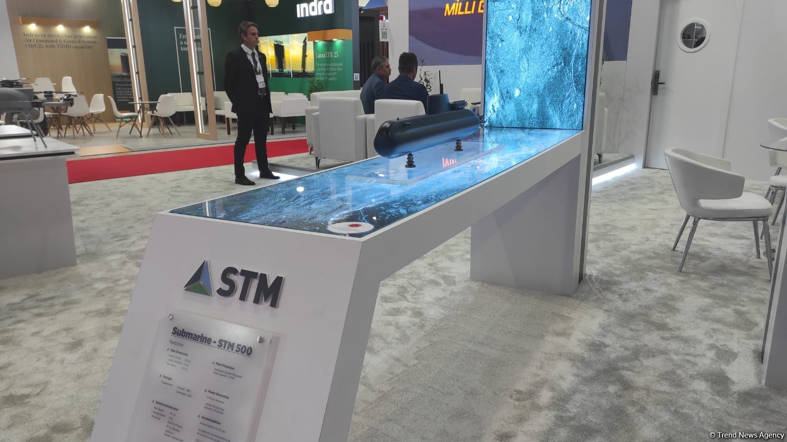Türkiye showcases 'STM 500' small submarine at ADEX 2022 (PHOTO)
