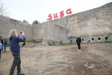 Foreigners witness consequences of Armenian vandalism in Azerbaijan's Shusha (PHOTO)