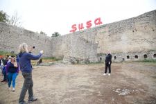 Foreigners witness consequences of Armenian vandalism in Azerbaijan's Shusha (PHOTO)