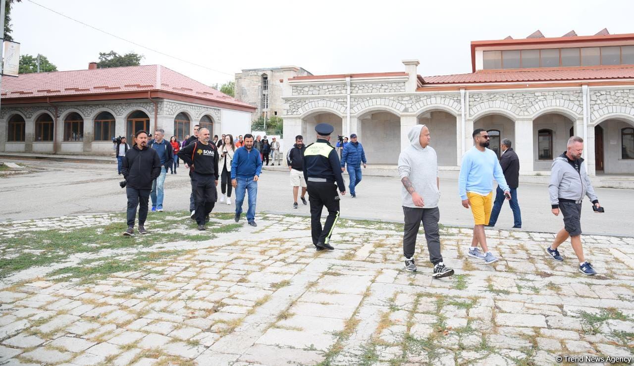 Foreigners witness consequences of Armenian vandalism in Azerbaijan's Shusha (PHOTO)