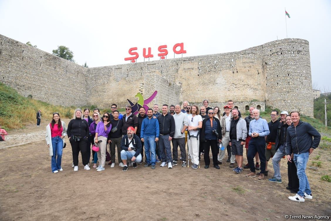 Foreigners witness consequences of Armenian vandalism in Azerbaijan's Shusha (PHOTO)