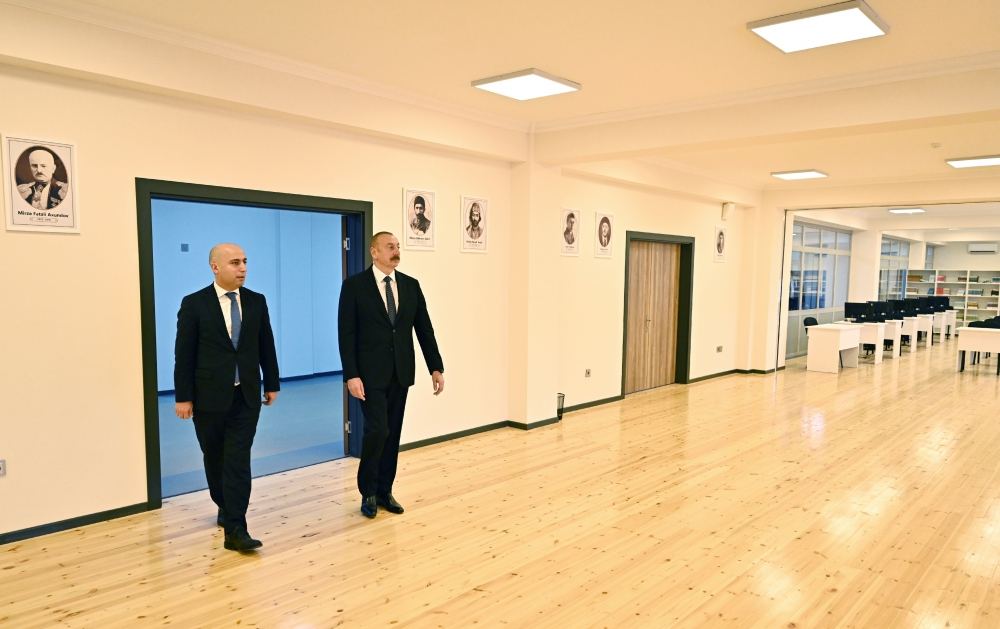 President Ilham Aliyev attends opening of newly-built school No335 in Binagadi district, Baku (PHOTO/VIDEO)