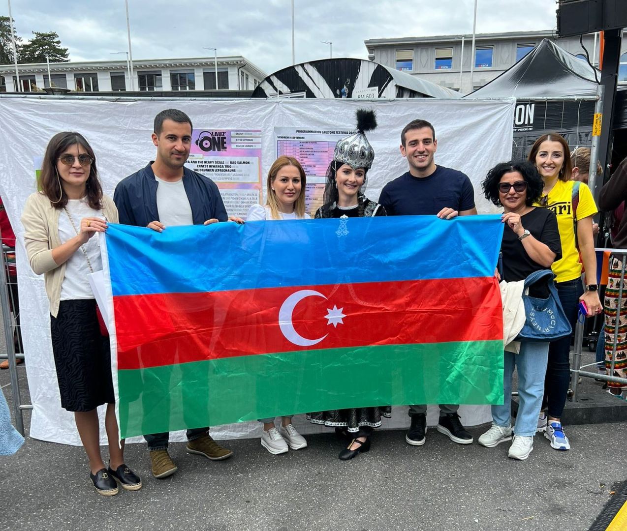 Мария Хан-Хойская представила азербайджанское искусство на Lauz'One Festival в Швейцарии (ВИДЕО, ФОТО)
