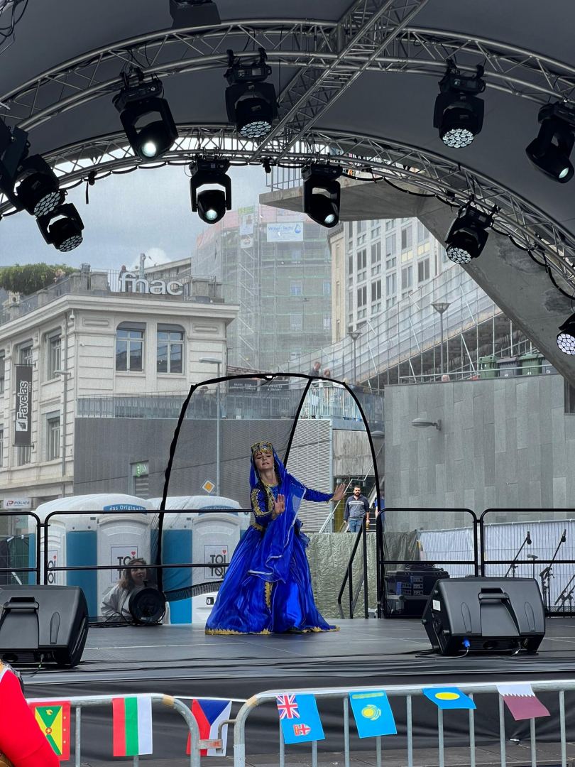 Мария Хан-Хойская представила азербайджанское искусство на Lauz'One Festival в Швейцарии (ВИДЕО, ФОТО)