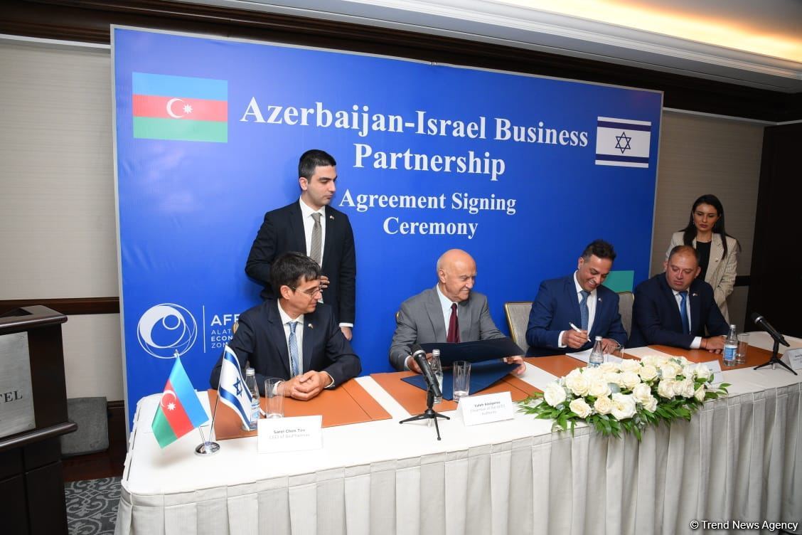 Azerbaijan's Alat FEZ, Israeli BioPharmax sign contract (PHOTO)