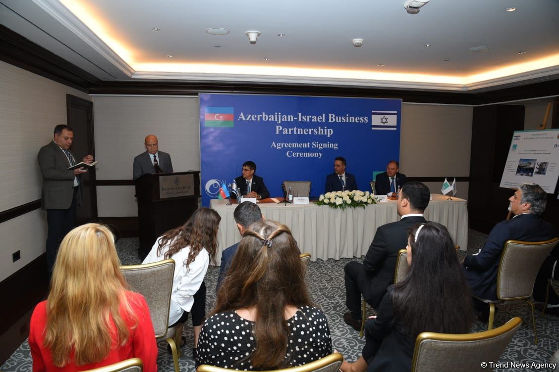 Azerbaijan's Alat FEZ, Israeli BioPharmax sign contract (PHOTO)