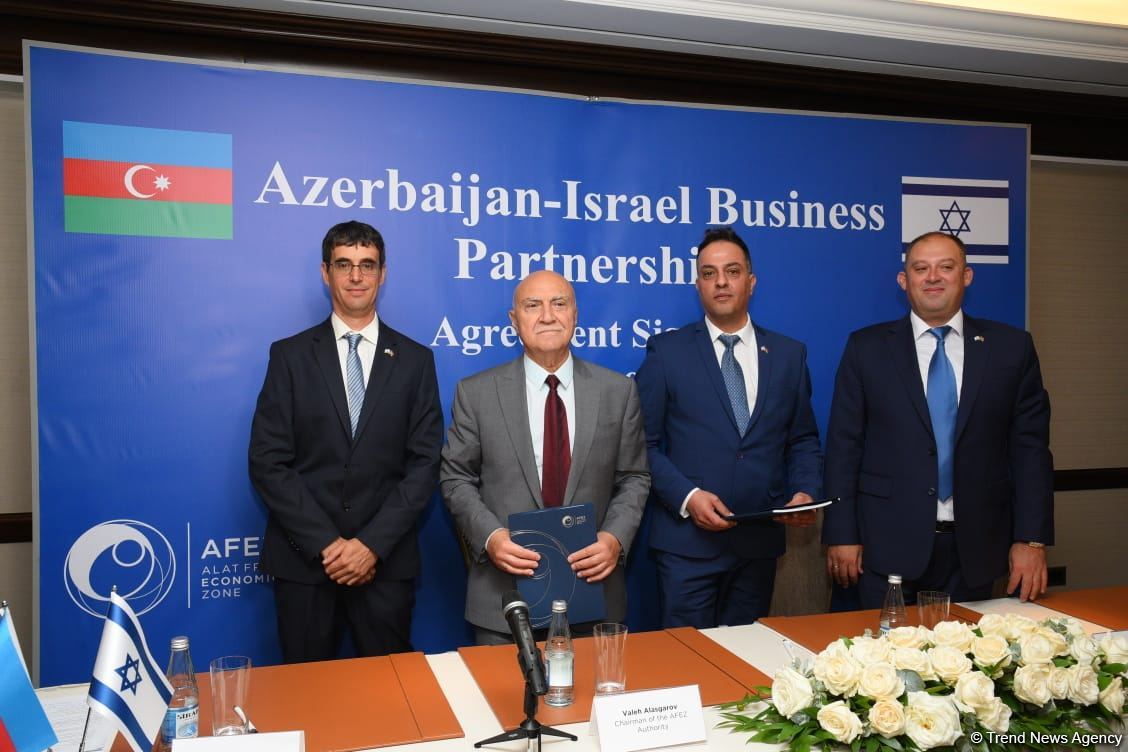 Azerbaijan's Alat FEZ, Israeli BioPharmax sign contract (PHOTO)