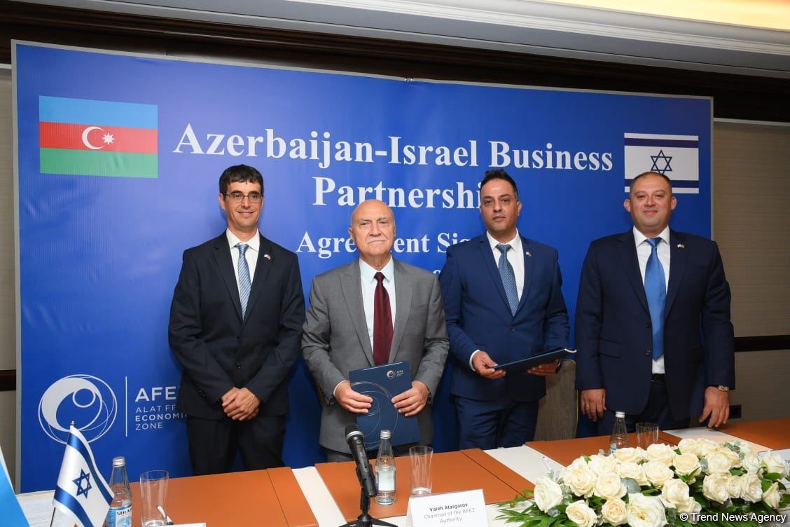 Azerbaijan's Alat FEZ, Israeli BioPharmax sign contract (PHOTO)