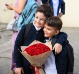 Сегодня в Азербайджане пошли в школу более 158 тысяч первоклассников - Фоторепортаж