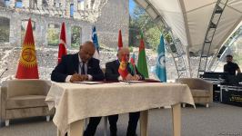 Signing ceremony between Azerbaijan and Turkic-speaking states held in Shusha (PHOTO)
