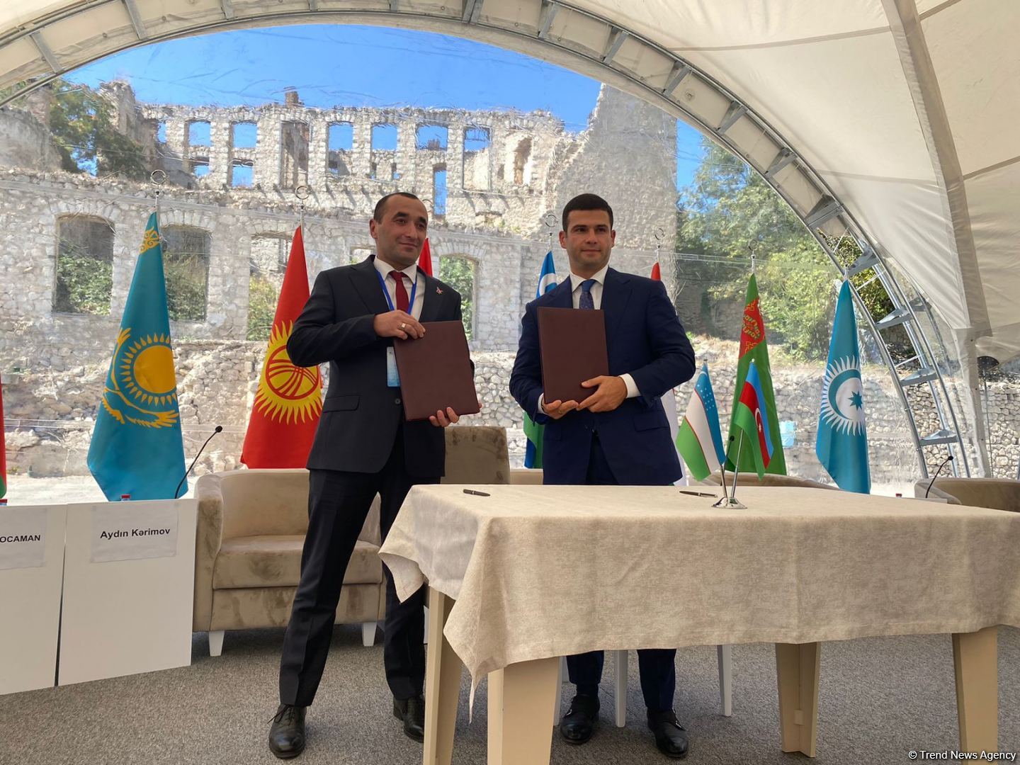 Signing ceremony between Azerbaijan and Turkic-speaking states held in Shusha (PHOTO)