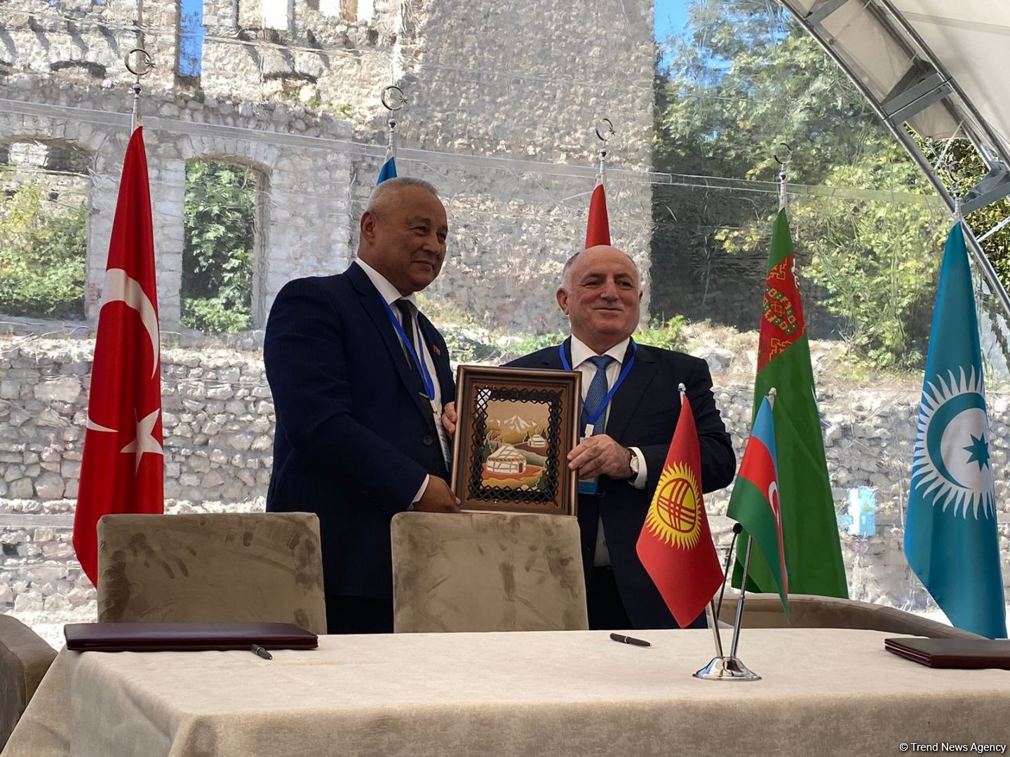 Signing ceremony between Azerbaijan and Turkic-speaking states held in Shusha (PHOTO)