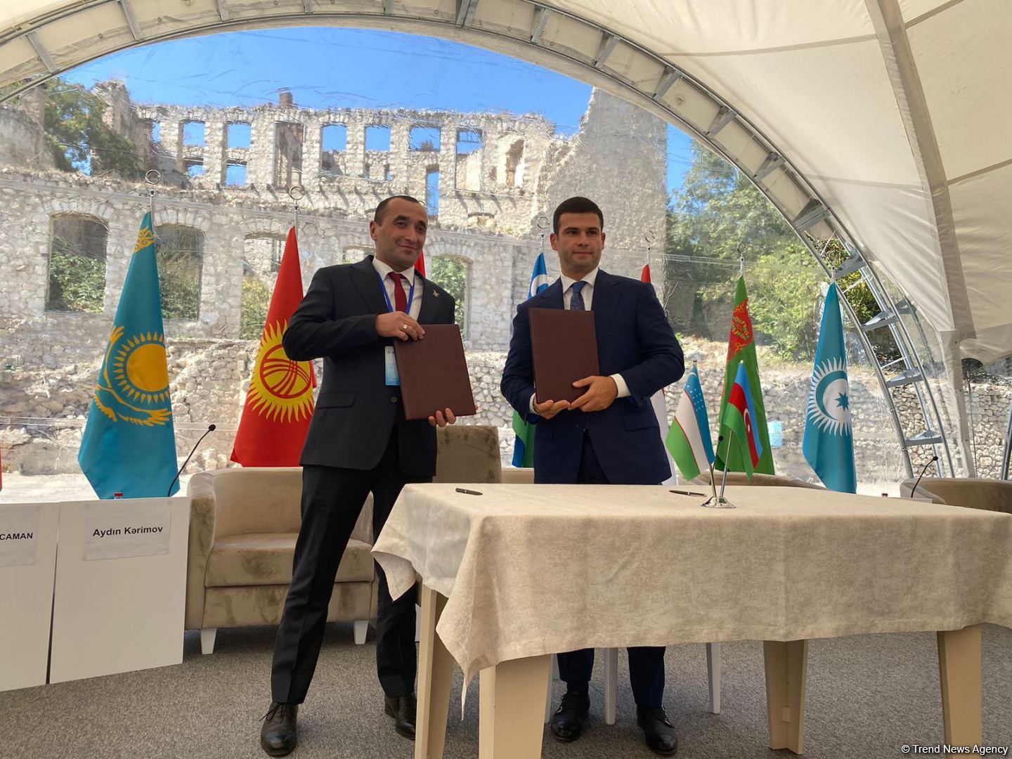 Signing ceremony between Azerbaijan and Turkic-speaking states held in Shusha (PHOTO)