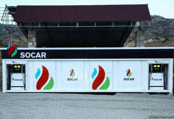 В Гадруте сдана в эксплуатацию модульная АЗС под брендом “SOCAR” (ФОТО)