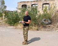 Президент Ильхам Алиев поднял флаг Азербайджана в городе Лачин (ФОТО/ВИДЕО)