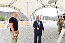 Президент Ильхам Алиев принял участие в церемонии закладки фундамента узловой подстанции "Лачин" (ФОТО/ВИДЕО)