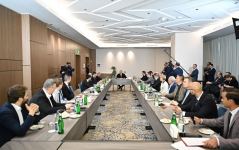 President Ilham Aliyev meets with representatives of Bulgarian business communities in Sofia (PHOTO) (UPDATE)