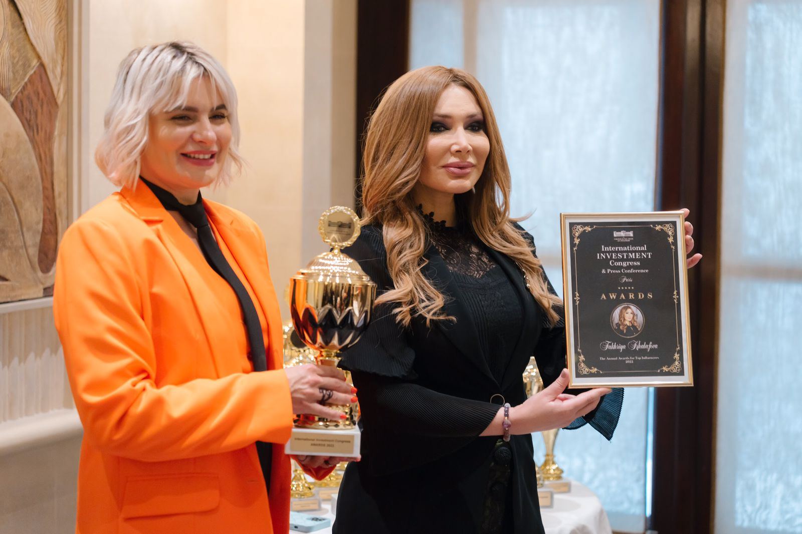 Фахрия Халафова удостоена в Париже международной премии The Annual Awards for Top İnfluencers 2022 (ФОТО)
