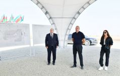 Президент Ильхам Алиев и Первая леди Мехрибан Алиева совершили поездку в Агдамский район (ФОТО/ВИДЕО)