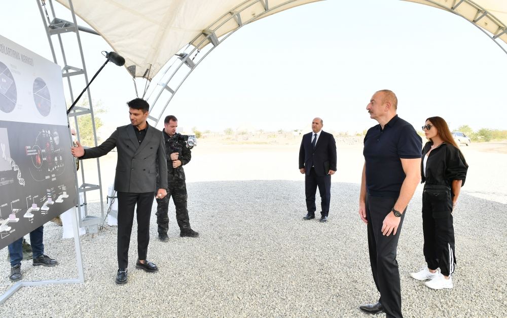 President Ilham Aliyev, First Lady Mehriban Aliyeva attend groundbreaking ceremony of Horse Breeding Center in Aghdam (PHOTO/VIDEO)