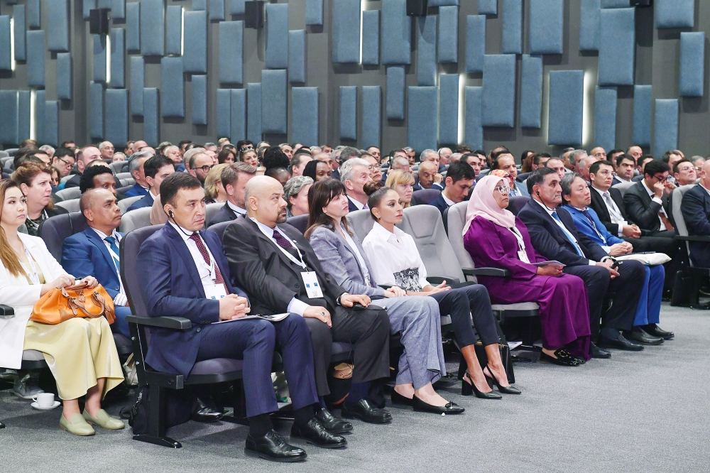 Президент Ильхам Алиев и Первая леди Мехрибан Алиева приняли участие в церемонии открытия Азербайджанского национального градостроительного форума в Агдаме (ФОТО/ВИДЕО)
