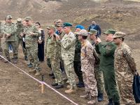 Военные атташе в Азербайджане осмотрели массовое захоронение, обнаруженное в селе Эдилли (ФОТО)