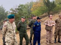 Военные атташе в Азербайджане осмотрели массовое захоронение, обнаруженное в селе Эдилли (ФОТО)