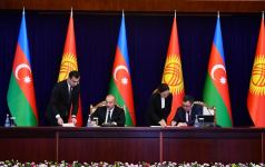Azerbaijan, Kyrgyzstan sign documents (PHOTO/VIDEO)