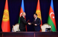 Azerbaijan, Kyrgyzstan sign documents (PHOTO/VIDEO)