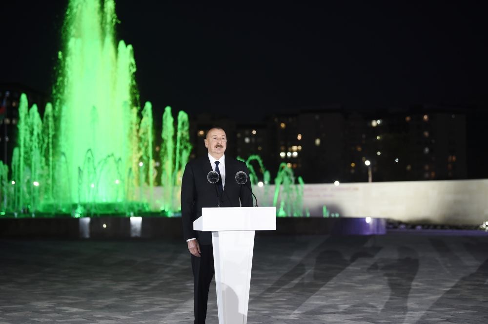 President Ilham Aliyev, Kyrgyz President Sadyr Japarov attend inauguration of Kyrgyzstan-Azerbaijan Friendship Park in Bishkek (PHOTO/VIDEO)