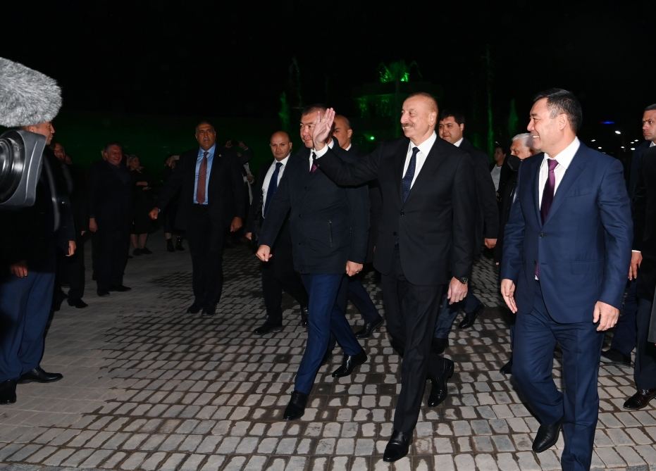 President Ilham Aliyev, Kyrgyz President Sadyr Japarov attend inauguration of Kyrgyzstan-Azerbaijan Friendship Park in Bishkek (PHOTO/VIDEO)