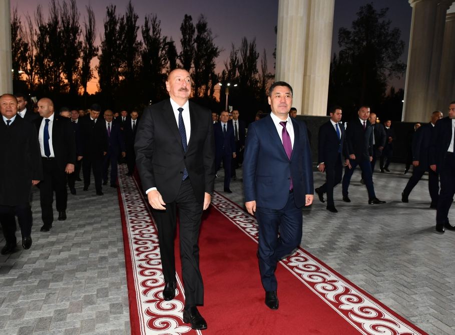 President Ilham Aliyev, Kyrgyz President Sadyr Japarov attend inauguration of Kyrgyzstan-Azerbaijan Friendship Park in Bishkek (PHOTO/VIDEO)