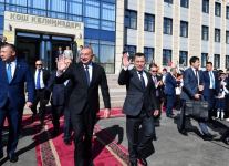 President Ilham Aliyev participates in inauguration of school named after Nizami Ganjavi in Bishkek (PHOTO/VIDEO)