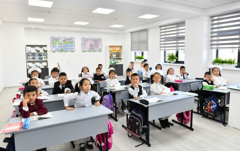 President Ilham Aliyev participates in inauguration of school named after Nizami Ganjavi in Bishkek (PHOTO/VIDEO)