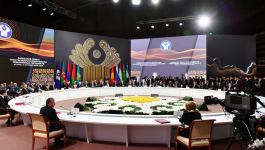 Президент Ильхам Алиев принял участие в заседании Совета глав государств СНГ в Астане (ФОТО)