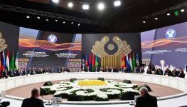 Президент Ильхам Алиев принял участие в заседании Совета глав государств СНГ в Астане (ФОТО)