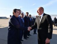 President Ilham Aliyev completes his working visit to Kazakhstan (PHOTO)