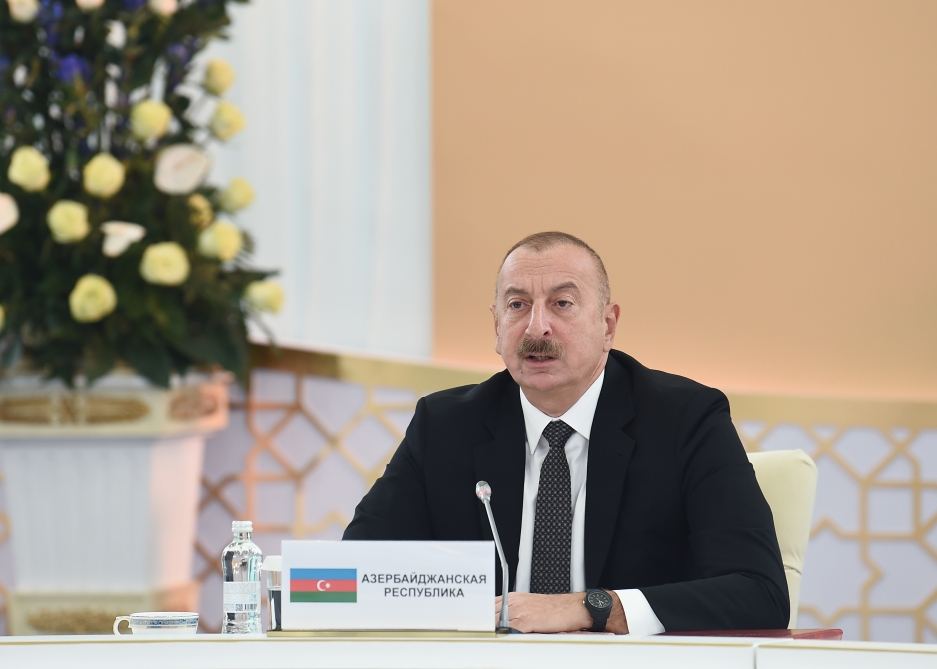 Президент Ильхам Алиев принял участие в заседании Совета глав государств СНГ в Астане (ФОТО)