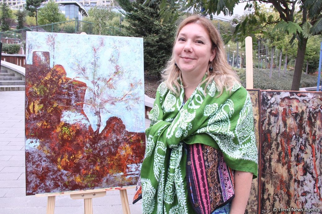 Картины на лоне осенней природы в Галаалты – эмоции художников арт-симпозиума XAZART (ФОТО)