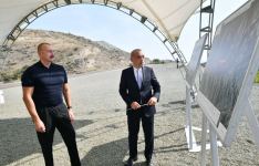 Президент Ильхам Алиев и Первая леди Мехрибан Алиева совершили поездку в Джебраильский и Губадлинский районы (ФОТО)