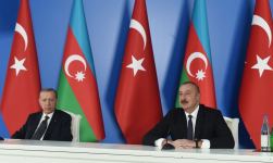 President Ilham Aliyev, President Recep Tayyip Erdogan make press statements in Jabrayil (PHOTO/VIDEO)