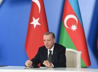 President Ilham Aliyev, President Recep Tayyip Erdogan make press statements in Jabrayil (PHOTO/VIDEO)