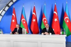 President Ilham Aliyev, President Recep Tayyip Erdogan make press statements in Jabrayil (PHOTO/VIDEO)