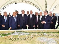Президенты Азербайджана и Турции приняли участие в церемонии закладки фундамента Комплекса «Азербайджано-турецкий учебный центр лесного хозяйства», «Умный питомник» и «Лес дружбы» (ФОТО/ВИДЕО)