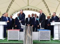 Президенты Азербайджана и Турции приняли участие в церемонии закладки фундамента Комплекса «Азербайджано-турецкий учебный центр лесного хозяйства», «Умный питомник» и «Лес дружбы» (ФОТО/ВИДЕО)