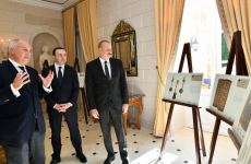 President Ilham Aliyev, Prime Minister of Georgia Irakli Garibashvili view “Heritage of Karabakh Khanate” exhibition (PHOTO/VIDEO)