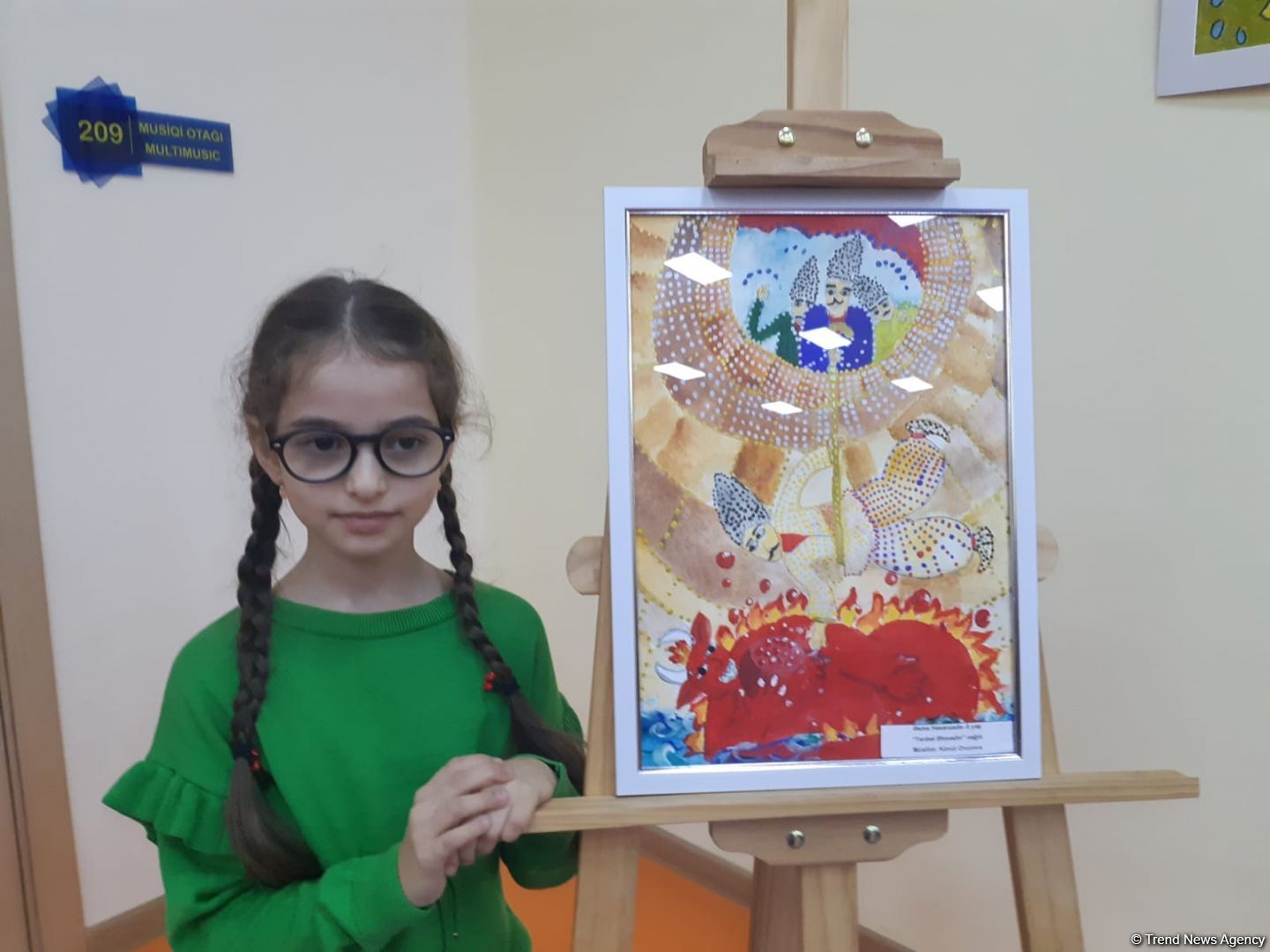 Лучший подарок ко дню рождения народного художника Арифа Гусейнова – выставка работ юных авторов (ФОТО)