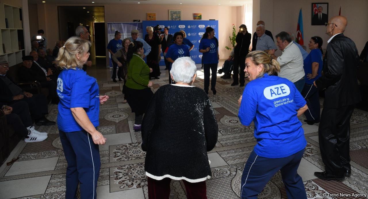 Azerbaijani social center for elderly citizens hosts 'Gymnastics for All' event (PHOTO)