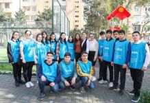 VP of Heydar Aliyev Foundation Leyla Aliyeva attends inauguration of another yard redeveloped under “Our yard” project (PHOTO)